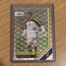 Marketplace image: 2026 Topps Chrome MLS Brian McBride SUPERFACTOR 1/1 Columbus Crew