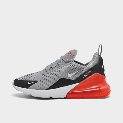 NIB Big Kid GS Nike Air Max 270  943345-039  Wolf Grey/Anthracite/Bright Crimson