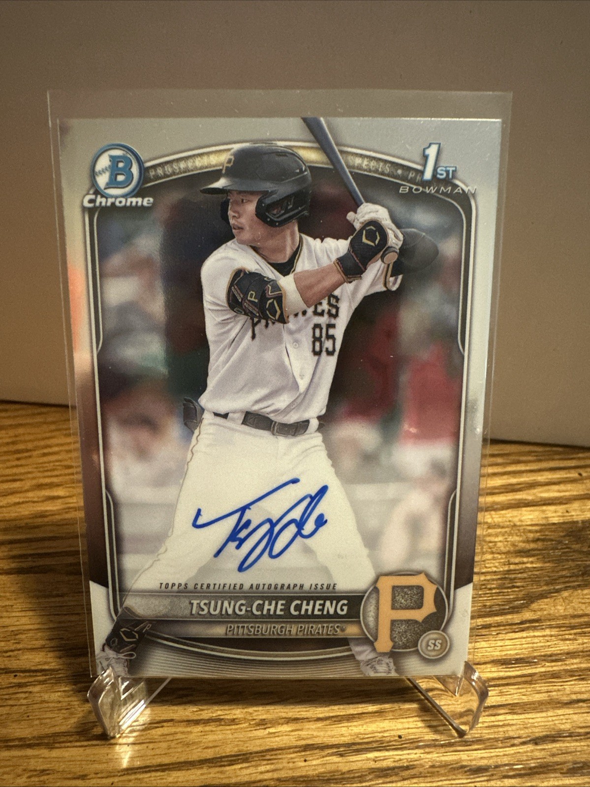 2025 Bowman Chrome Prospect Tsung-Che Cheng #CPA-TC 1st Auto