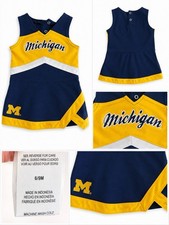 Michigan Wolverines Baby Girls Sleeveless Dre...