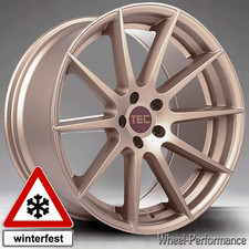 20 Zoll T3 Alufelgen 10x20 5x114,3 ET35 in hell bronze für Ford Mustang Typ LAE