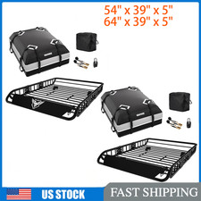 54 64 Universal Roof Rack Basket Rooftop Cargo Carrier Basket Wluggage Bag 54 64 Universal Roof Rack Basket Rooftop Cargo Carrier Basket Wluggage Bag