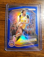 2025 Panini Prizm WNBA #118 Rickea Jackson Blue Prizm 157/199 LA Sparks