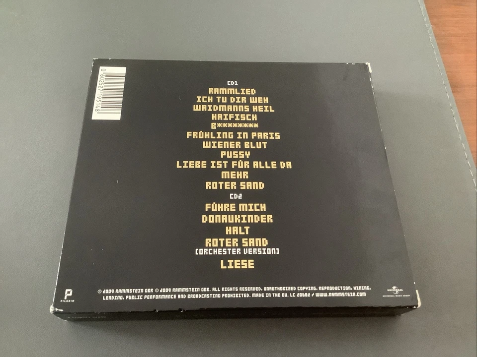 Rammstein Liebe Ist für Alle Da (2009) 2CD SET AND BOOKLET IN CARD SLEEVE . J1 Foto 2 de 2