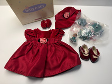 American Girl Bitty Baby Rosy Red Set and Accessories w/Box READ