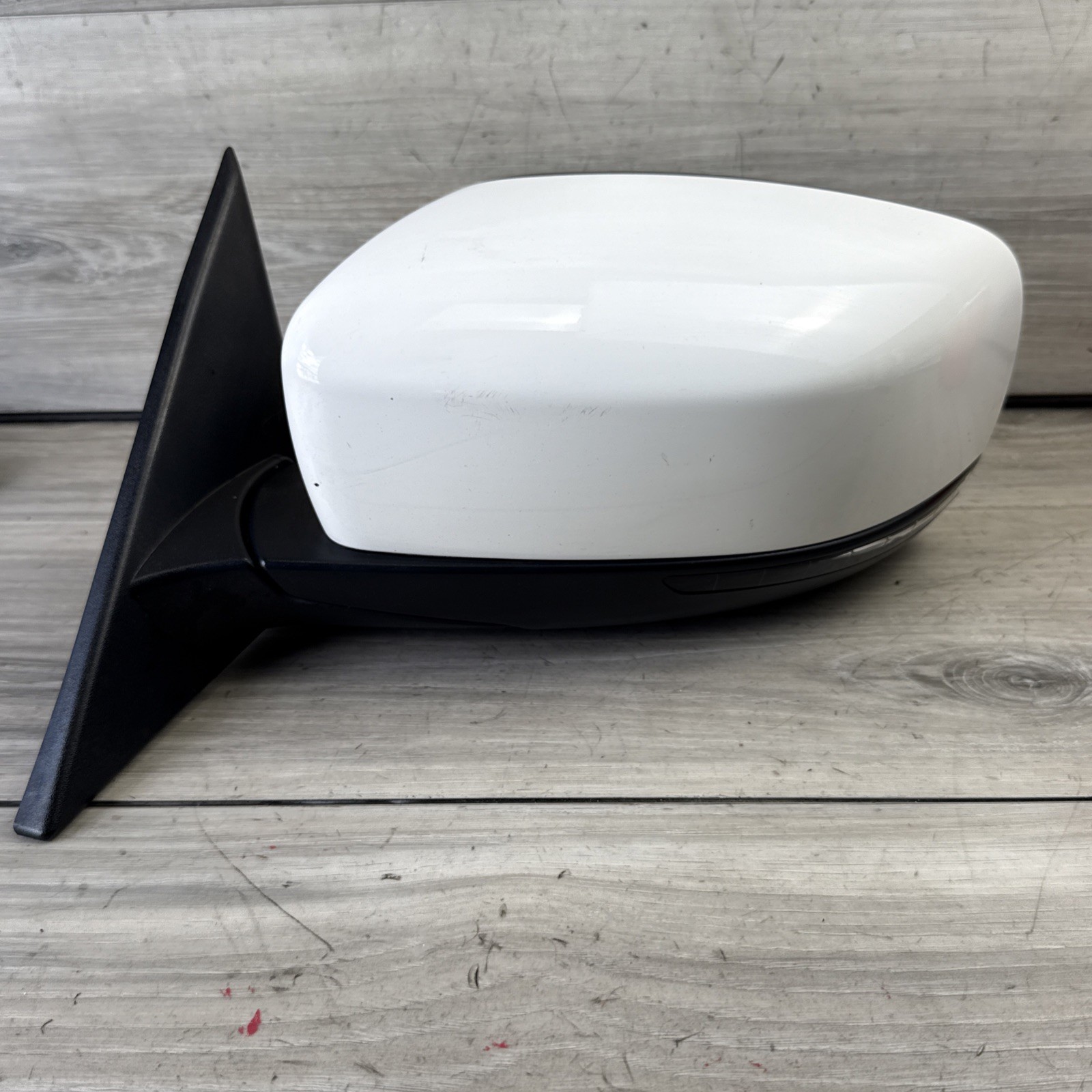 ✅ 2014-19 Maserati Ghibli Front Left Driver Side Rear View Door Mirror White Oem