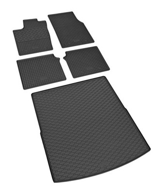 Gummifußmatten und Kofferraumwanne ein Set passend für DODGE Durango ab 2011
