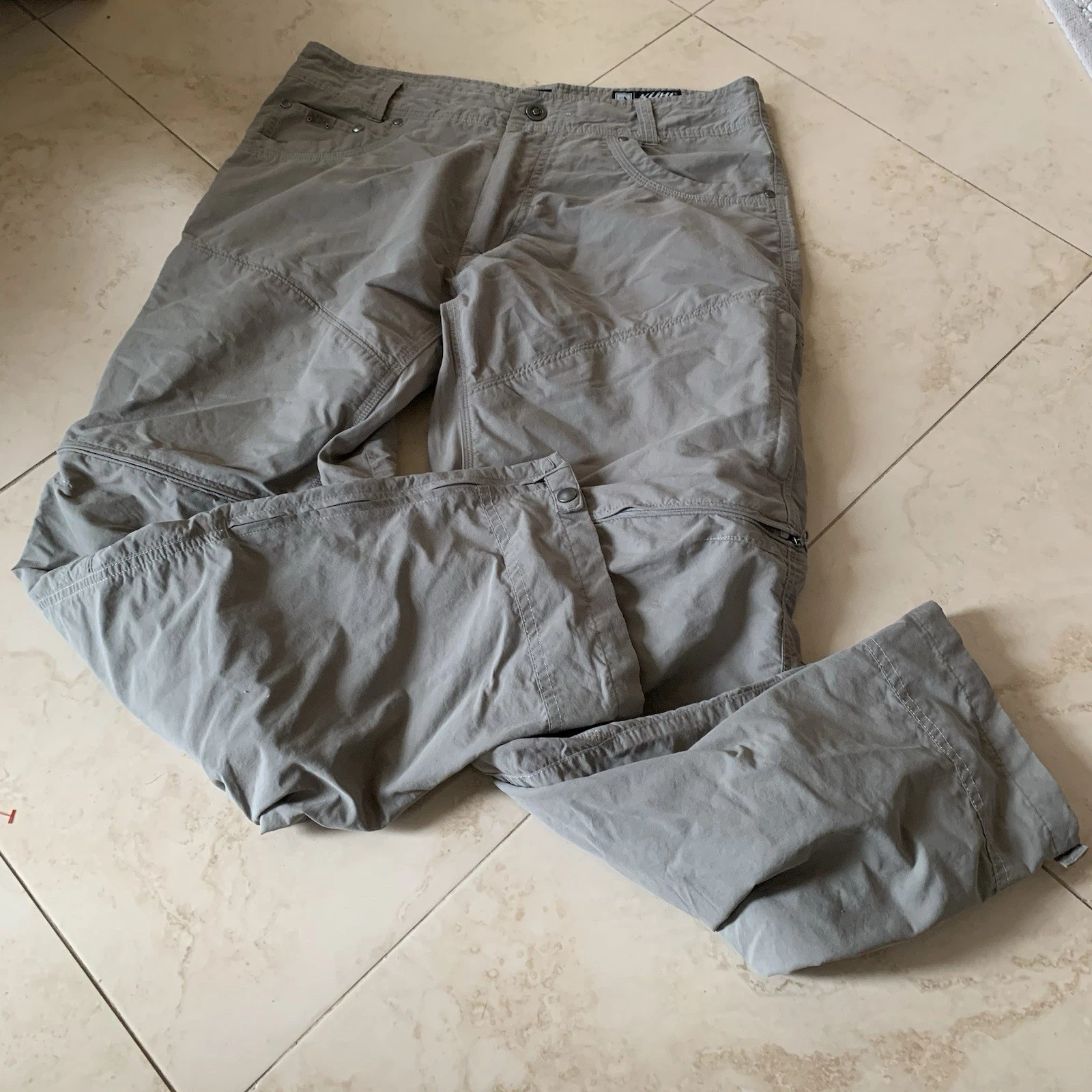 Kuhl Pants Adult 34x30 Stealth Convertible Hiking Performance Mens
