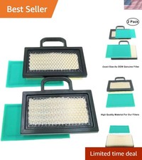 Complete Air Filter Set - 2 Pack with Foam Pre Filter for Engine Efficiency