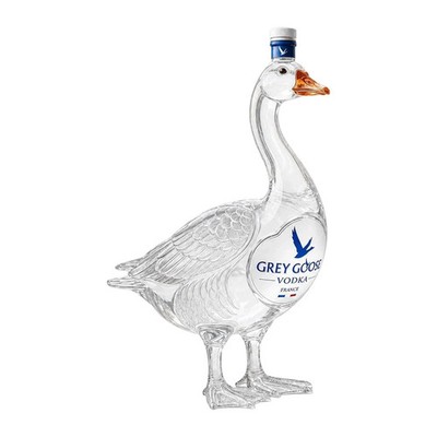 2026 New 3D Sculpted Grey Goose Glass Whiskey Bottle