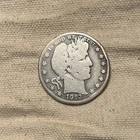 1913-P Liberty Barber Silver Half Dollar 50c Very Good VG ZM
