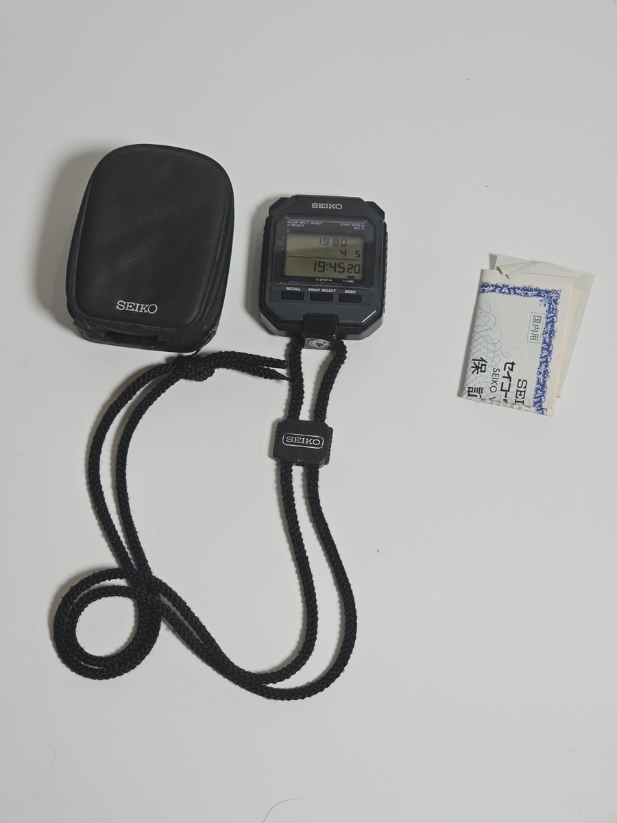 Seiko Quartz S111-5009 Stopwatch - Back To The Future Stopwatch W