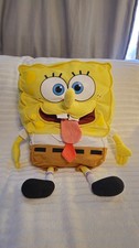 Rare Vintage Spongebob SquarePants Large 24" Stuffed Plush Pillow 2001 MATTEL