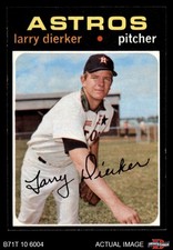 1971 Topps #540 Larry Dierker Astros 7 - NM
