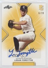 2021 Leaf Perfect Game National Showcase Yellow 6/20 Logan Forsythe Auto 0b2