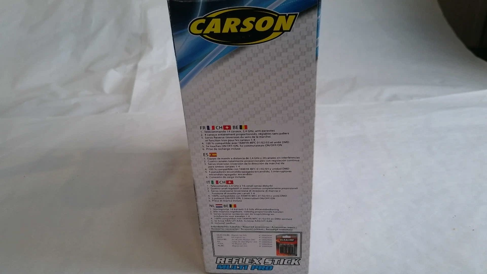Carson C707122 Reflex Stick Pro 3 2.4GHz 2 Canali RC Trasmettitore E Servo - - Immagine 3 di 4
