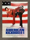American Kickboxer 1991 Cannon Video Martial Arts Cult Original UK Movie Poster