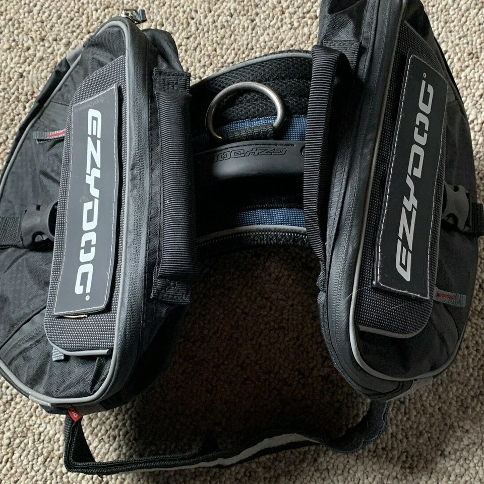 Ezydog Convert Harness XL Blue With Two Large Expandable Saddle Bags - Image 2 of 4