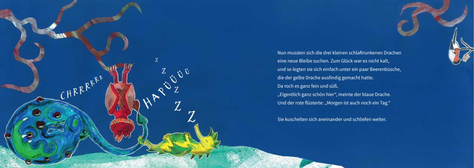 Thumbnail - Drei Kunterbunte Drachen Iris Fedrizzi