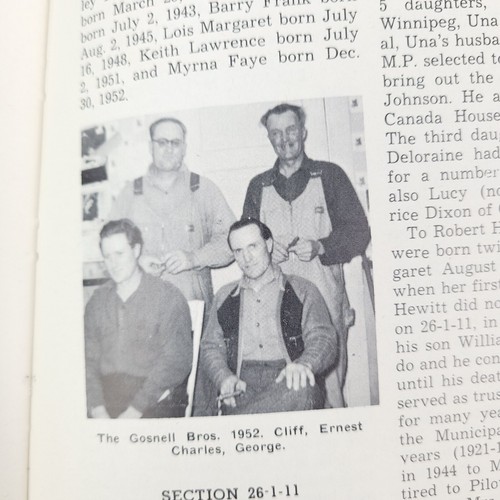 Echoes of the Past History Rural Municipality Louise Manitoba 1968 HC/DJ Gosnell - Picture 7 of 15