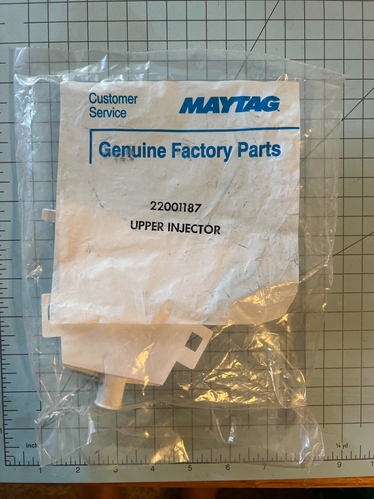 NEW Maytag Upper Injector 22001187 Genuine Factory Parts OEM Part Free Shipping
