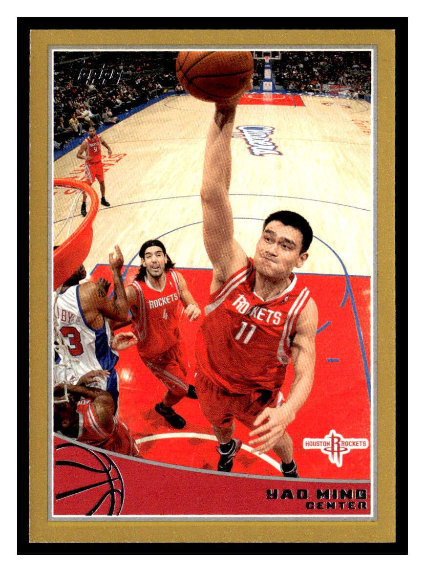 Yao Ming 2009 Topps 93  SN2009  Gold