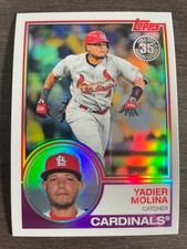 2018 Topps Silver Pack Yadier Molina #67 1983 Chrome Refractor