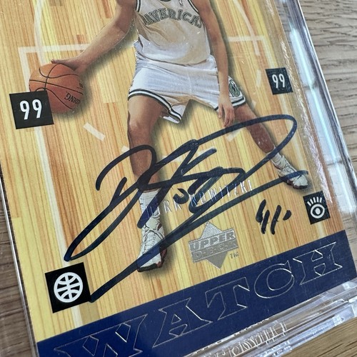 Signed Autograph Nowitzki 1998 Upper Deck Rookie Jersey NBA Jersey 320 Card Mavs - Picture 3 of 8