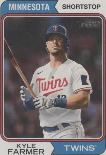 2023 Topps Heritage - Kyle Farmer #442 - 1 of 1
