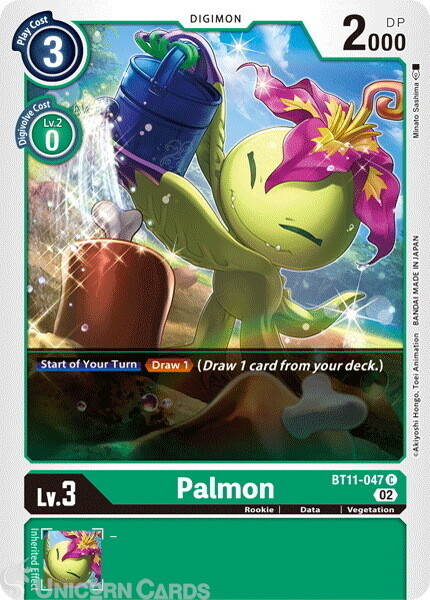 BT11-047 Palmon :: Common Foil :: BT11: Dimensional Phase :: Mint Digimon Card