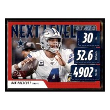 2020 Score Next Level Stats Gold #NLS-DP Dak Prescott Dallas Cowboys Football