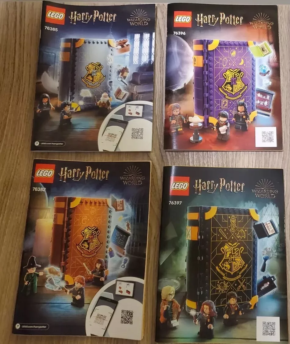 LOT OF 4* NEW Lego Harry Potter Hogwarts Moment Books 76382 76383 76396  76397