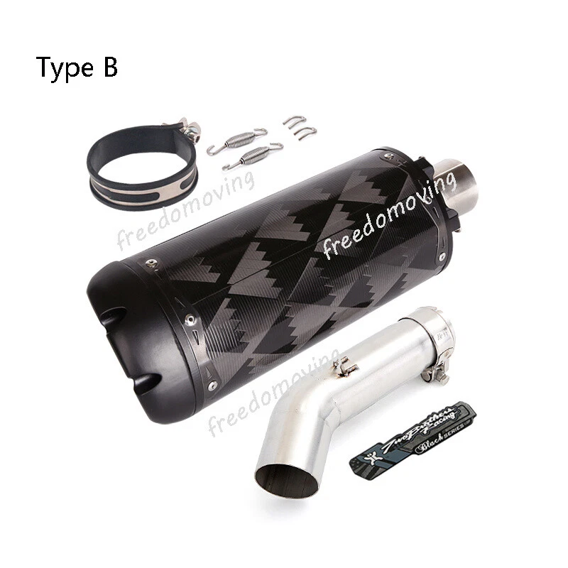 Puntas silenciadoras tubo conexión media tubo escape para Suzuki GSXR600 GSXR750 2011-2023 Foto 3 de 4