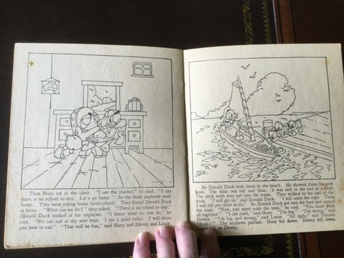 Walt Disney, School Days -RARE Australian published Book, Donald Duck - Picture 7 of 9