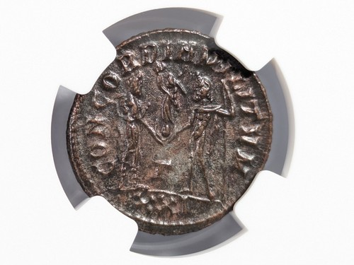 Diocletian Roman Empire AD 284-305 NGC AU Ancient Aurelianianus Soldiers Spears - Picture 21 of 21