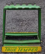 Vintage True Temper Tool Store Display Rack Advertising Axe Shovel Rake