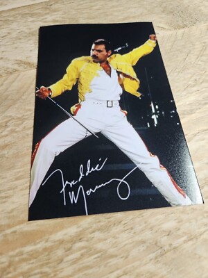 QUEEN / Freddie Mercury Repro-Autogramm - ca. 10x16 - (609)