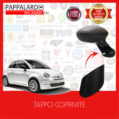 COPRI SPECCHIETTO FIAT 500 DX Mostrina Tappo Copriviti Specchietto 500C - Foto 5
