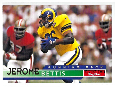 1995 SkyBox Impact Football Card #120 Jerome Bettis Rams HOF | eBay