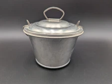 Antique Fisko West German Steamed Pudding Mold w/ Clamped Lid