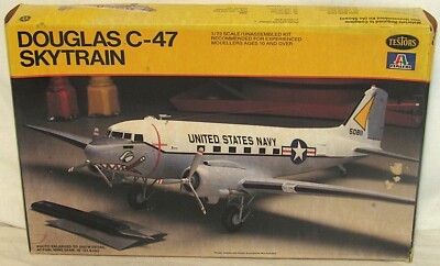 Testors #871 Douglas C-47 Skytrain 1:72 Scale Open Box - NOS
