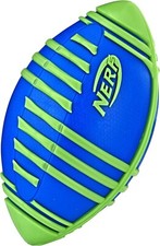 Nerf Sports Weather Blitz 9" Football Green on Blue by HasBro