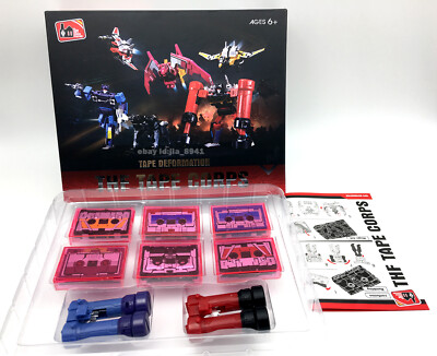 2 inch THF-01P 6 Tape Soundwave Cassette Deformable Robot Action Figure Toy