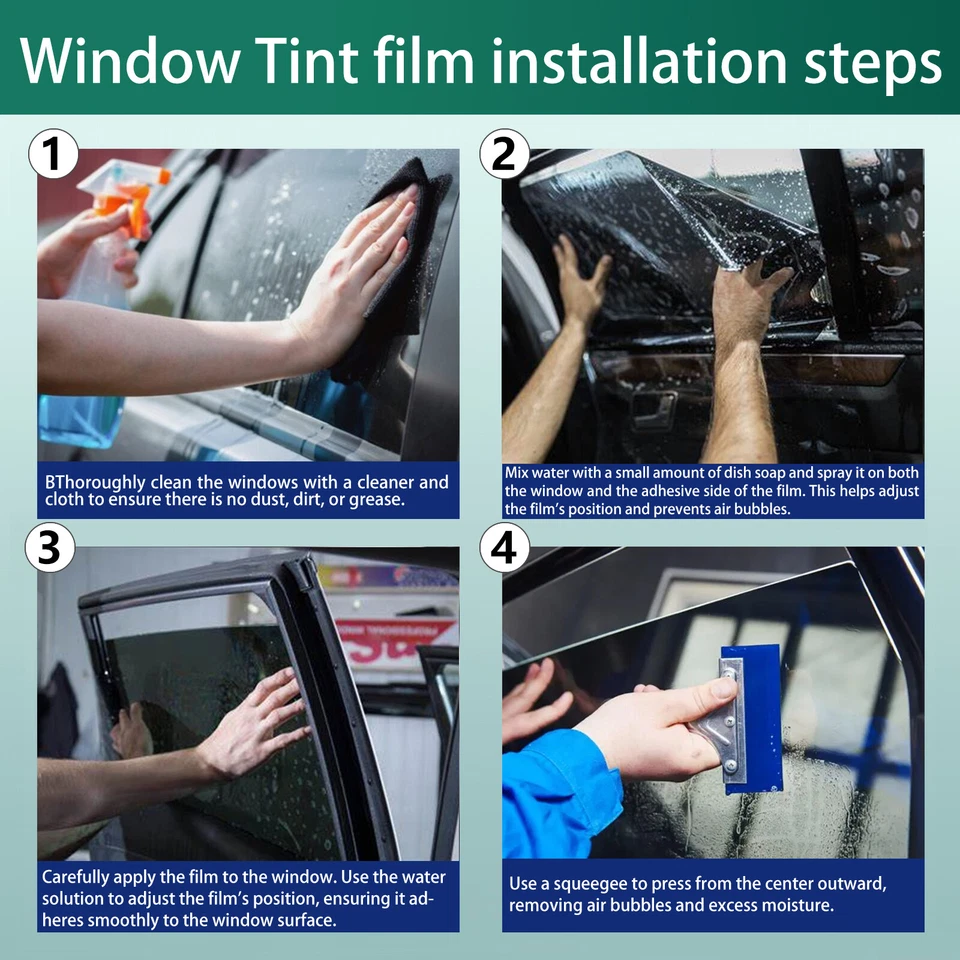 PreCut All Sides Window Film Any Tint Shade For JAGUAR Vanden Plas 2000-2003 - Image 3 of 4