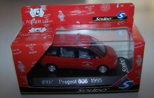 PEUGEOT 806 VOITURE MINIATURE DE POMPIERS de 1995 JOUET SOLIDO 1/43e NEUF