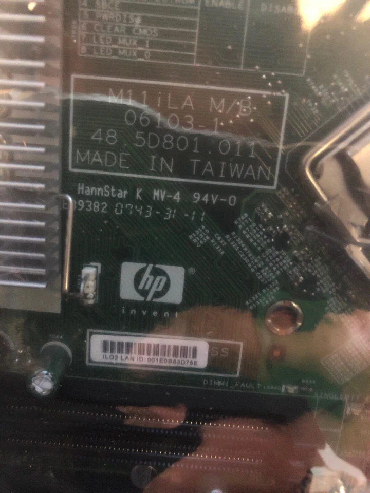 HP PROLIANT DL320 G5 MOTHERBOARD 419408-001 - Image 4 of 4