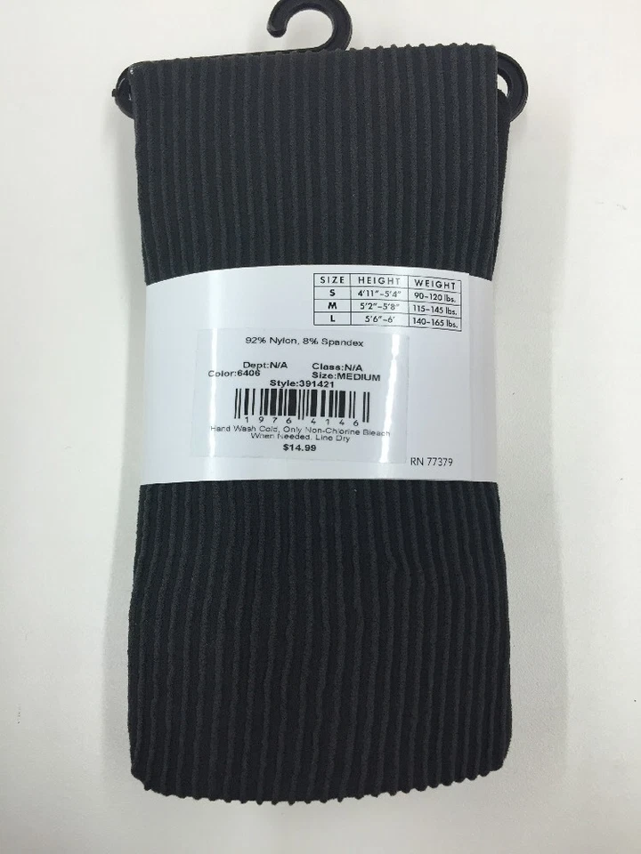 Medias suéter a rayas grises MALLAS Ann Taylor LOFT M Foto 2 de 4