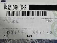 Belden 8442 22/1P Twisted Pair Audio/Sound/Control/Instrumentation Cable /50ft