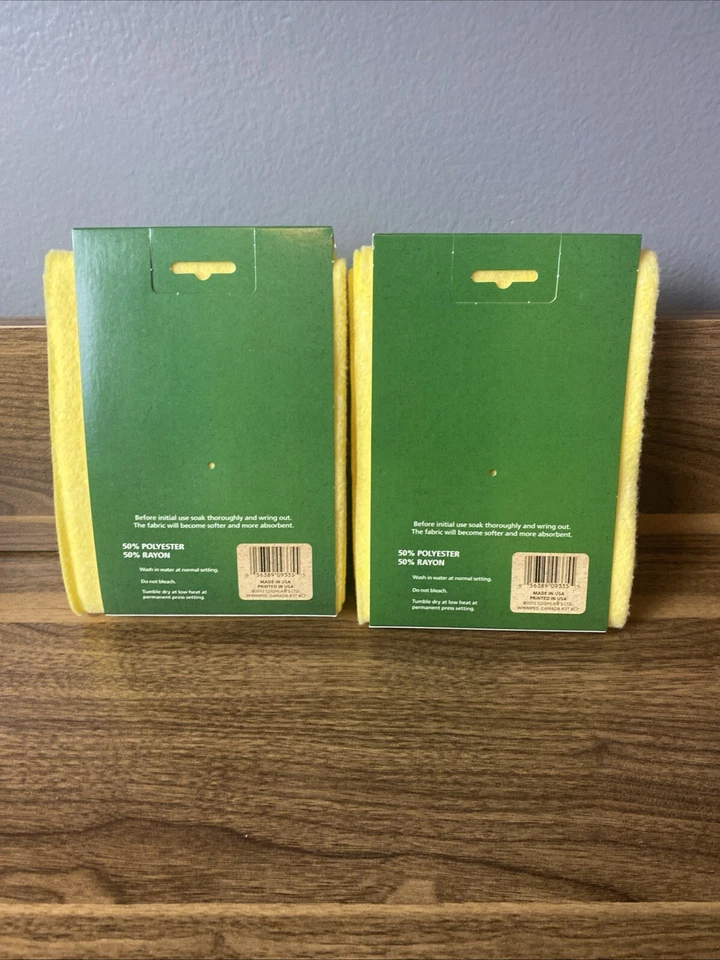 TOALLA DE CAMPAMENTO, SECADO RÁPIDO, 12" X 30", BONITO AMARILLO SUAVE, COGHLAN'S Juego de (2) Foto 2 de 3