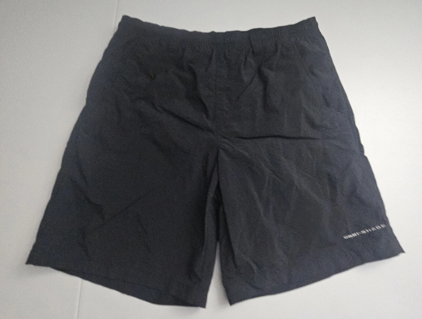 Columbia PFG OmniShade Black Lined Mens Shorts Sz Small 8 Inch Inseam